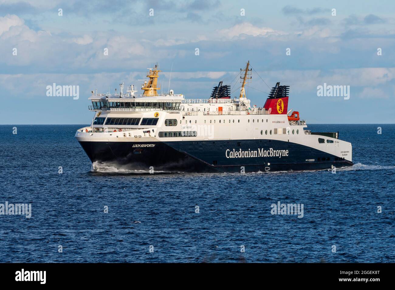 The Scottish ferry Loch Seaforth is operated by Caledonian MacBrayne