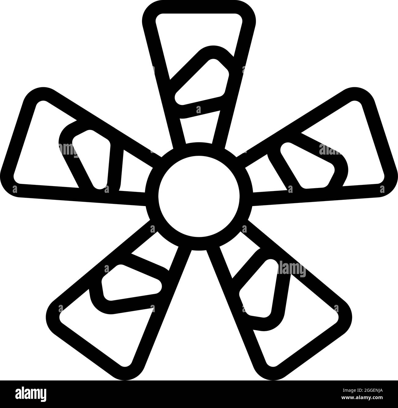 illustration vector and logo flower decoration outlines style. icon on white background. Icon