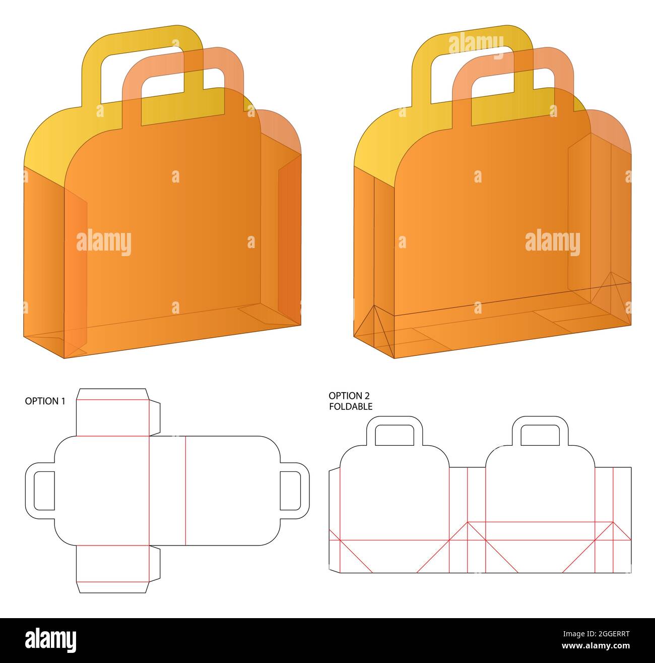 Box packaging die cut template design. 3d mock-up Stock Vector Image & Art  - Alamy