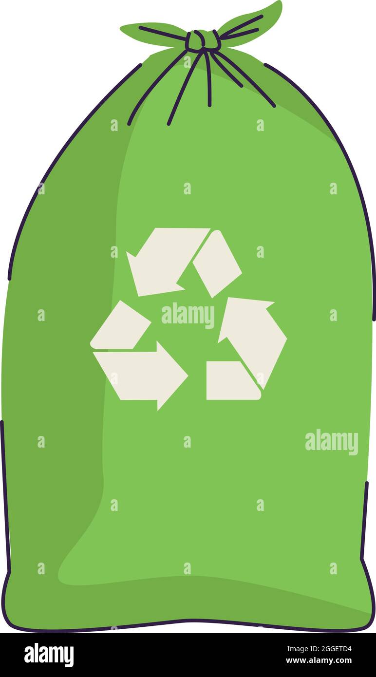 green recycle bag Stock Vector Image & Art - Alamy