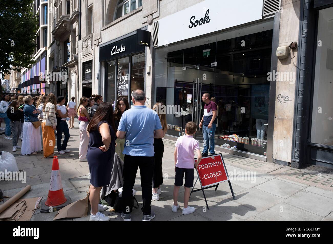 Now that most restrictions have come to an end, Oxford Street shopping  district is busier than much of the last 18 months as shoppers return in  their droves and retail business looks