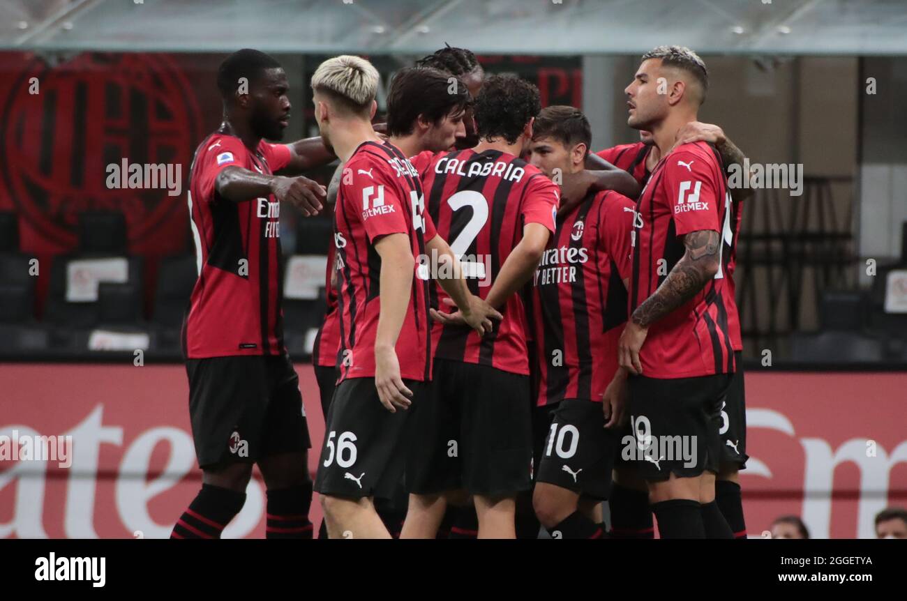AC Milan - Cagliari Calcio - Serie A Stock Photo - Alamy