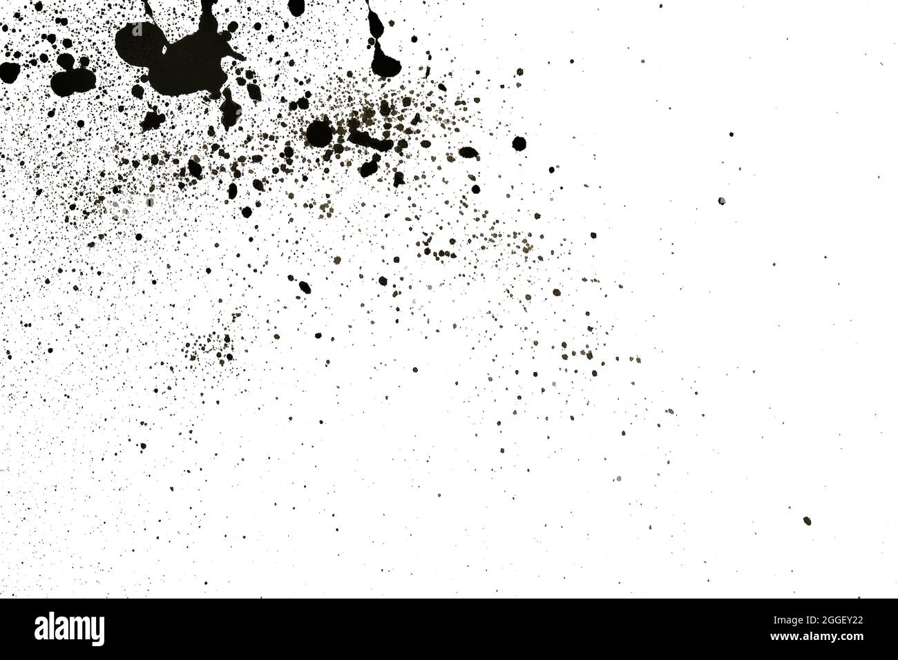 Ink Splash Pattern, Black Watercolor Splatter Background Stock Photo ...