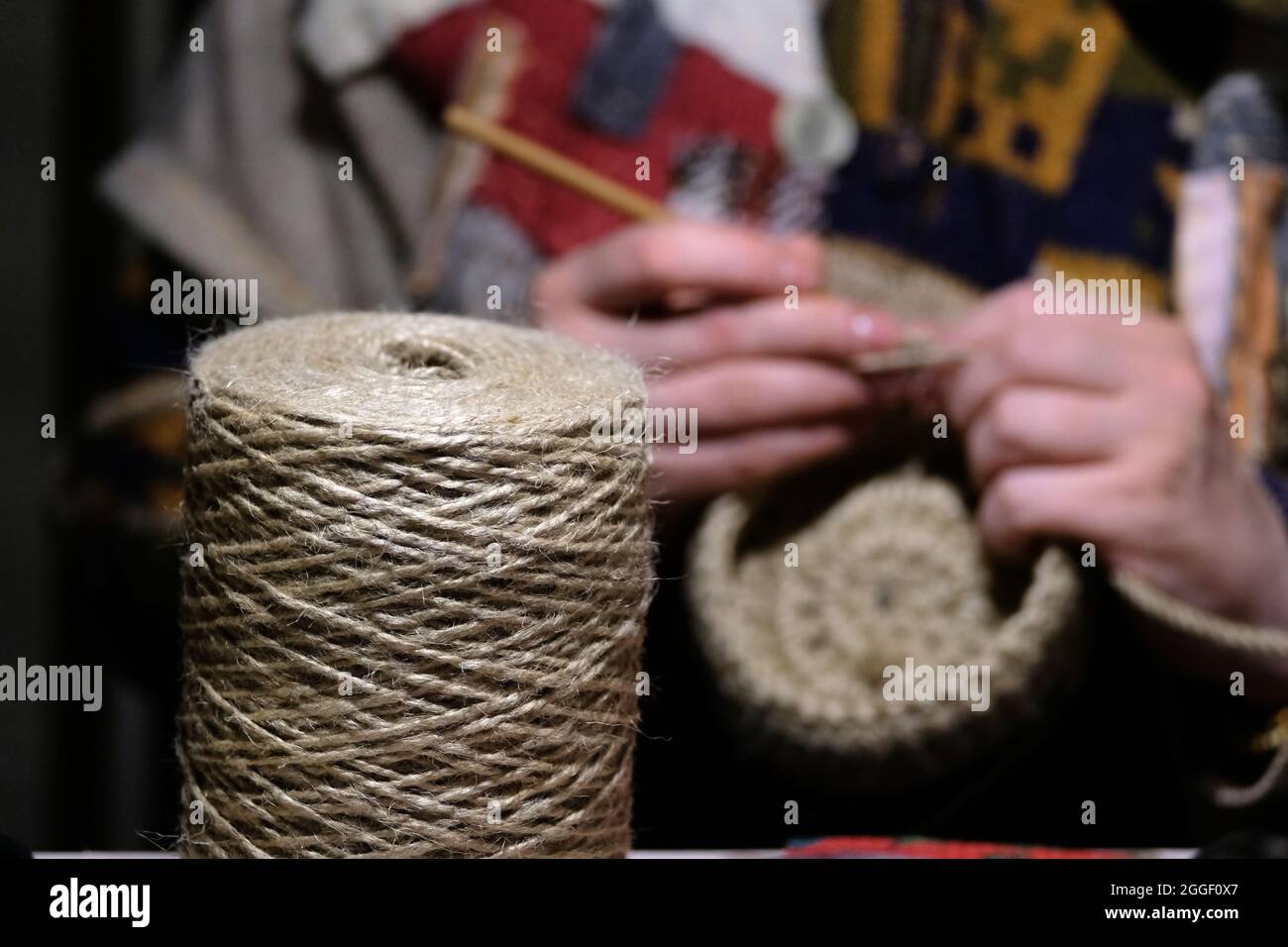 Rural Rope Making Rope manufacturing hi-res stock photography and images - Alamy