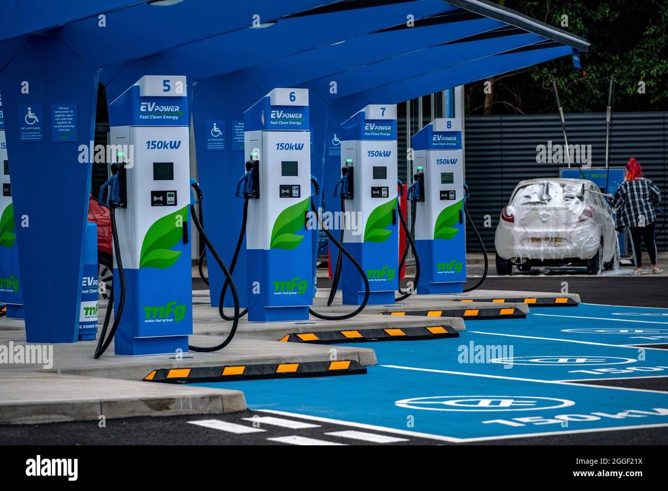 The Motor Fuel Group (MFG) first electric vehicle (EV) only forecourt