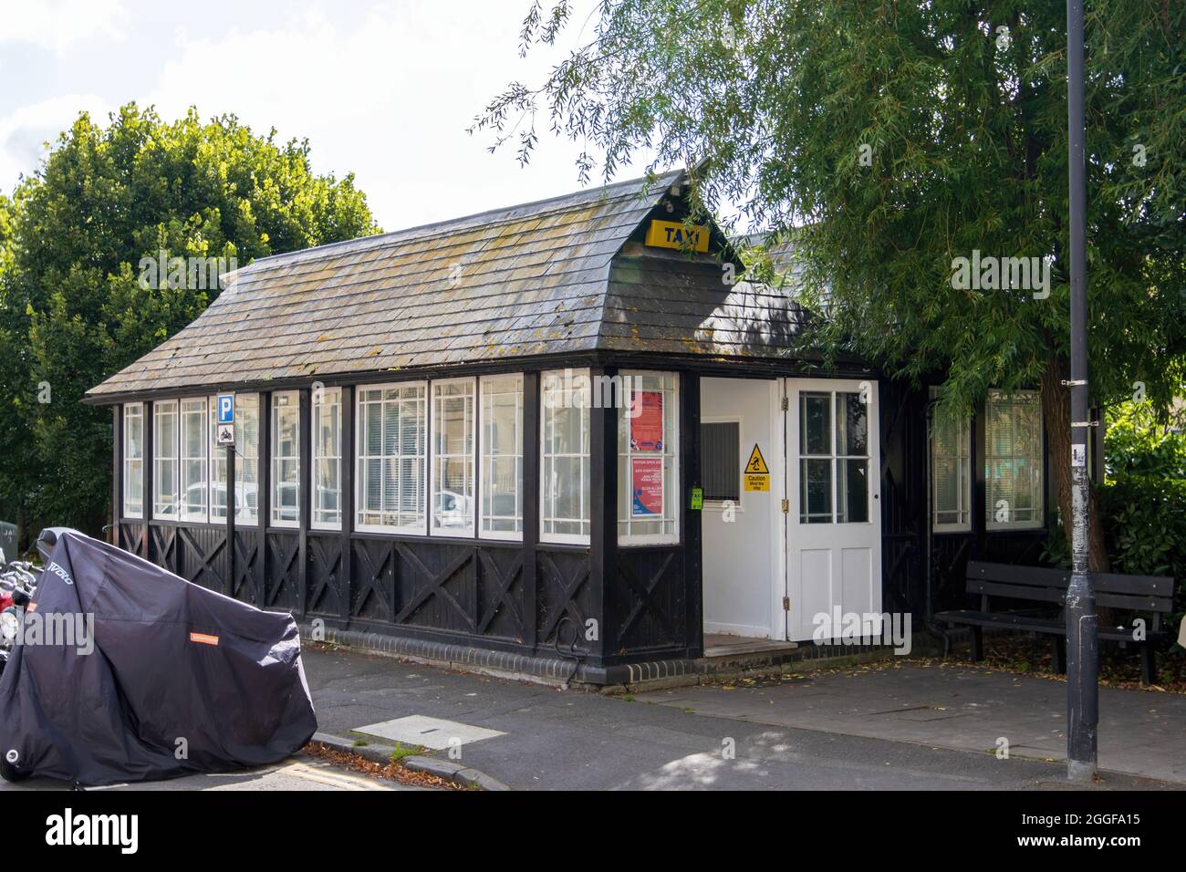 A view from Pierrepont Street, of The old Abbey Taxis control room ...