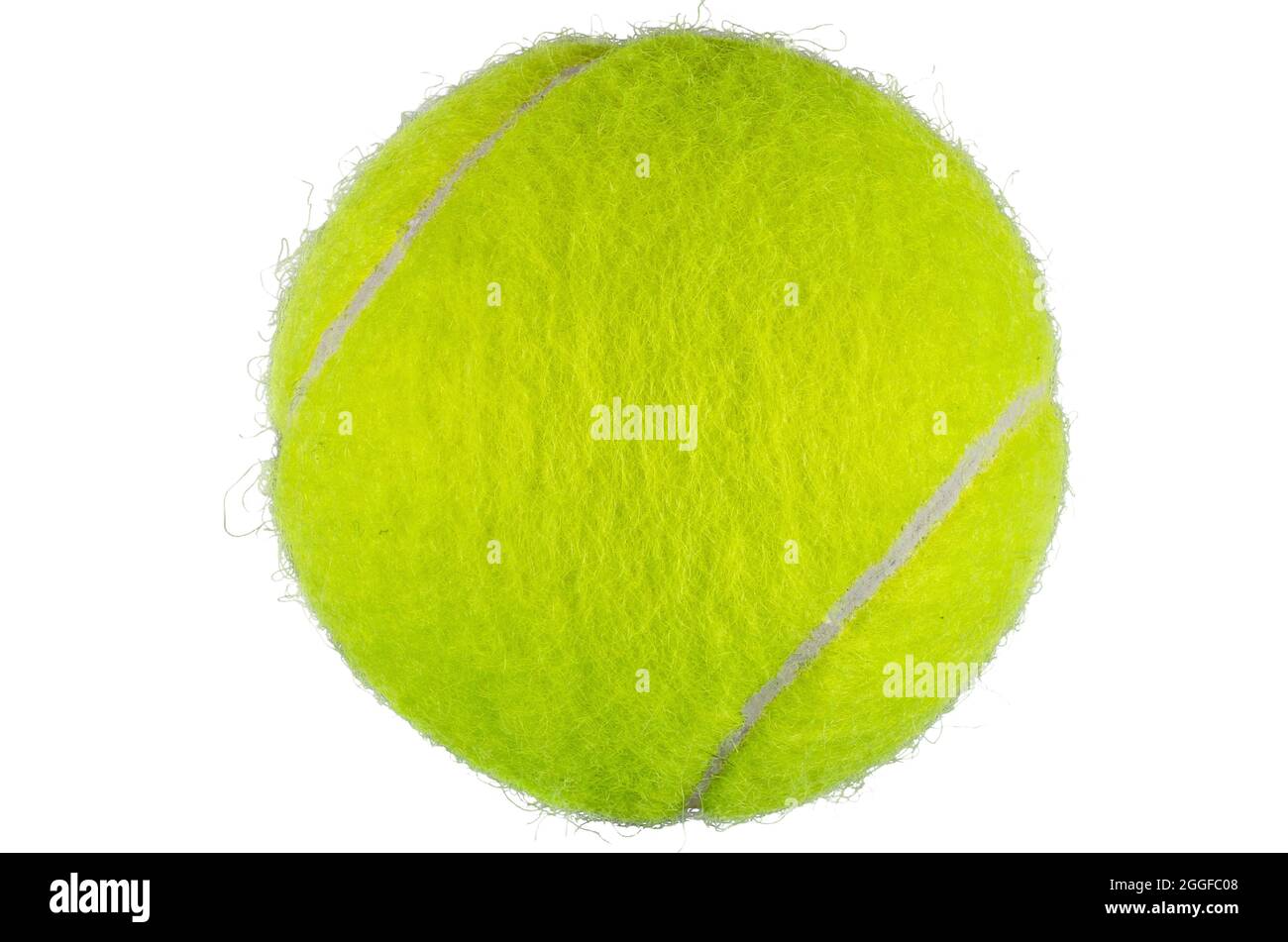 New tennis ball isolated on white background Stock Photo - Alamy