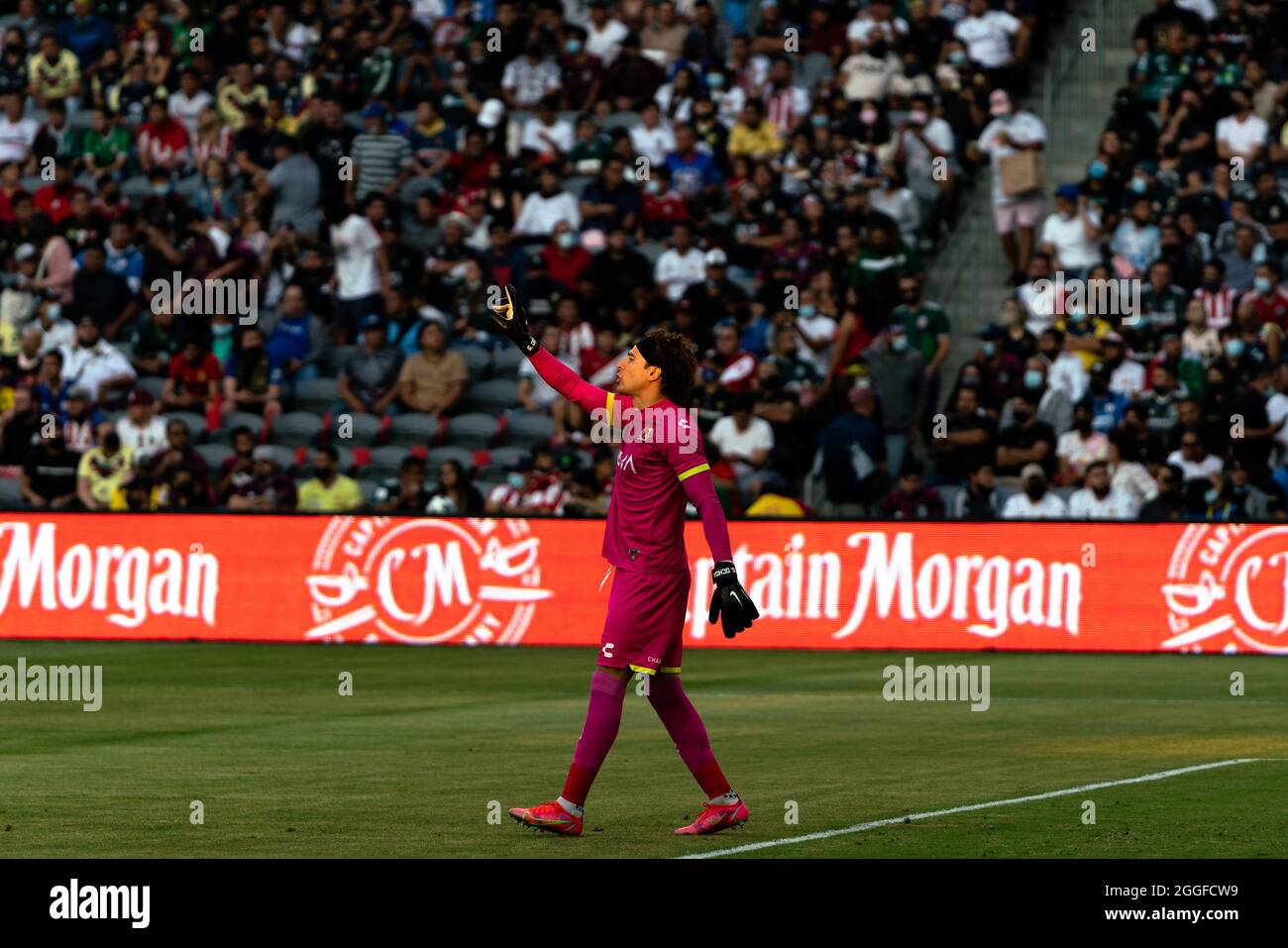 Mexican national goalkeeper Guillermo Ochoa at the 2021 MLS All Star Game Stock Photo