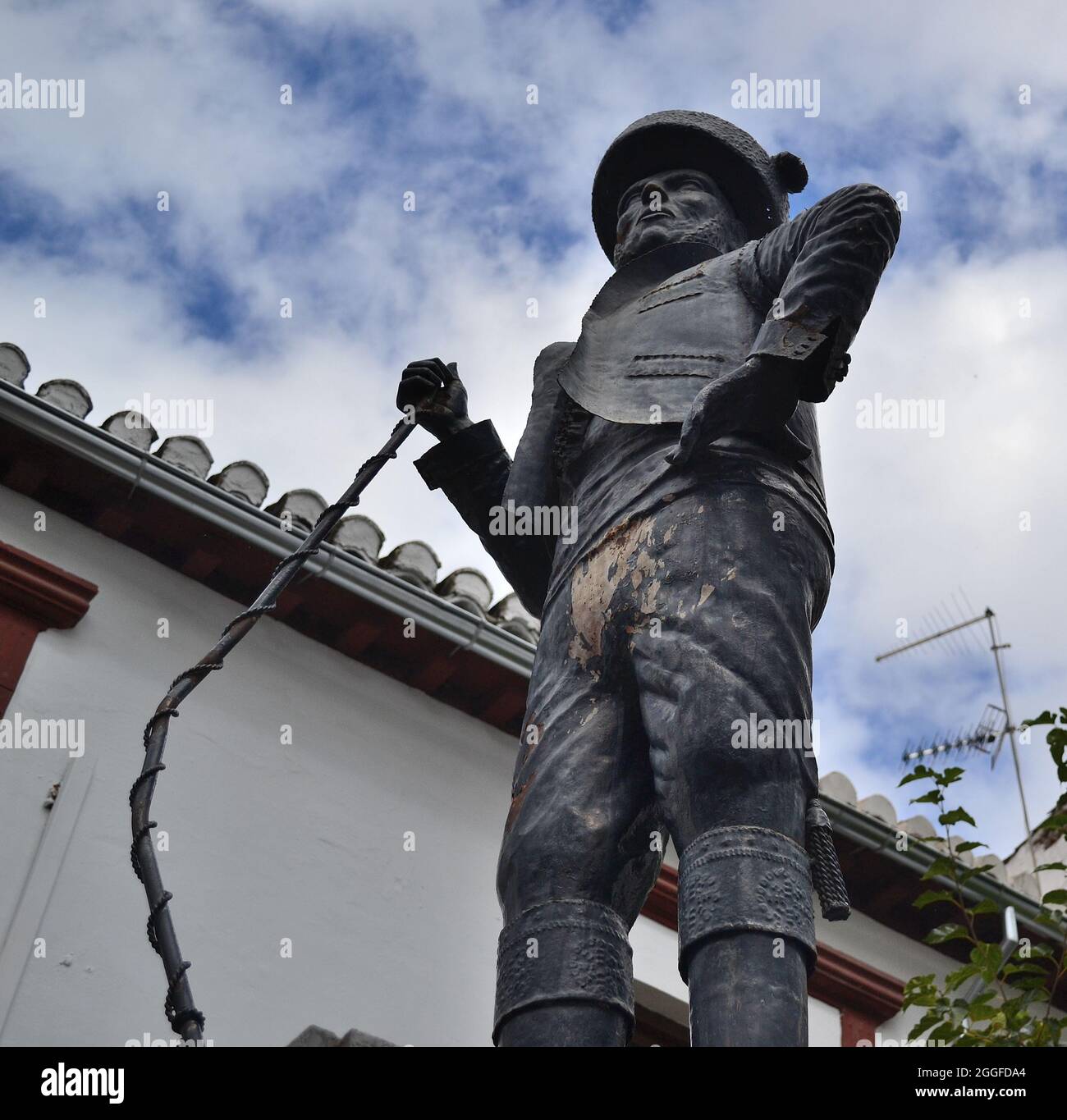 statue of the gypsy Chorrojumo in the Sacromonte Stock Photo