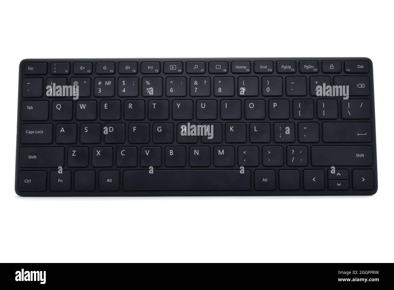Computer keyboard isolated on white background Stock Photo