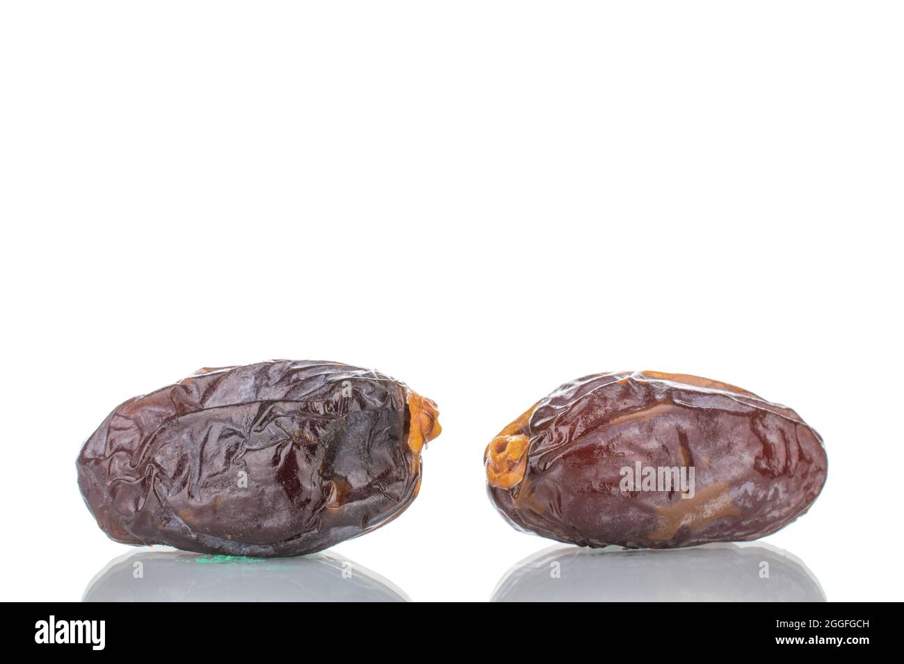 Two royal dates, closeup, isolated on white Stock Photo Alamy