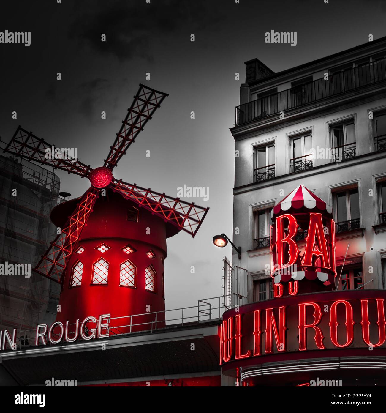 Moulin Rouge Stock Photo