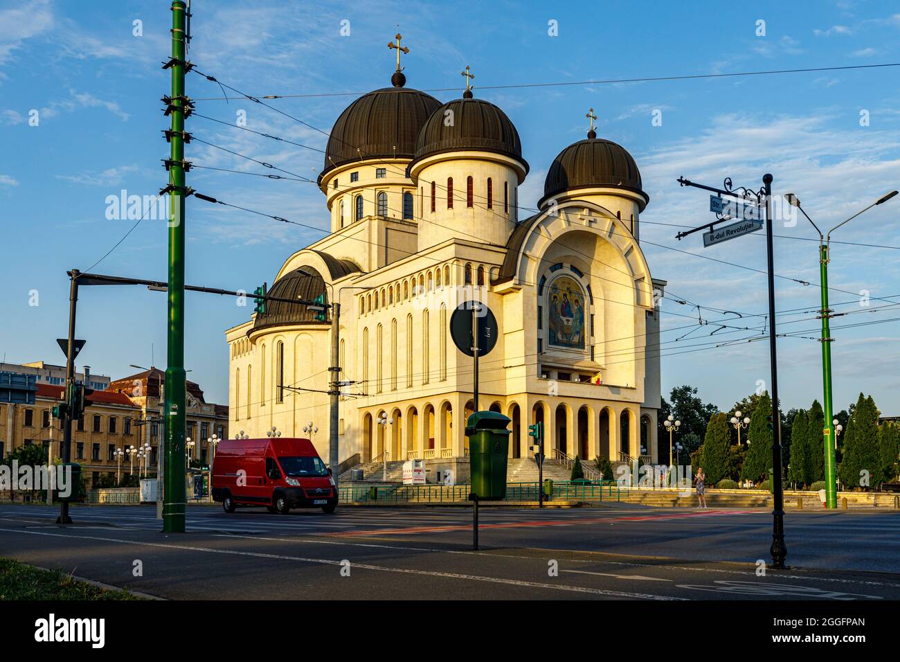 Holy Trinity Cathedral of Arad in Romania Stock Photo Alamy