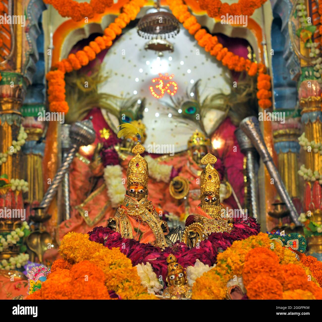 BEAWAR RAJASTHAN INDIA Aug 30 2021 Idols Of Hindu Lord Krishna beawar-rajasthan-india-aug-30-2021-idols-of-hindu-lord-krishna