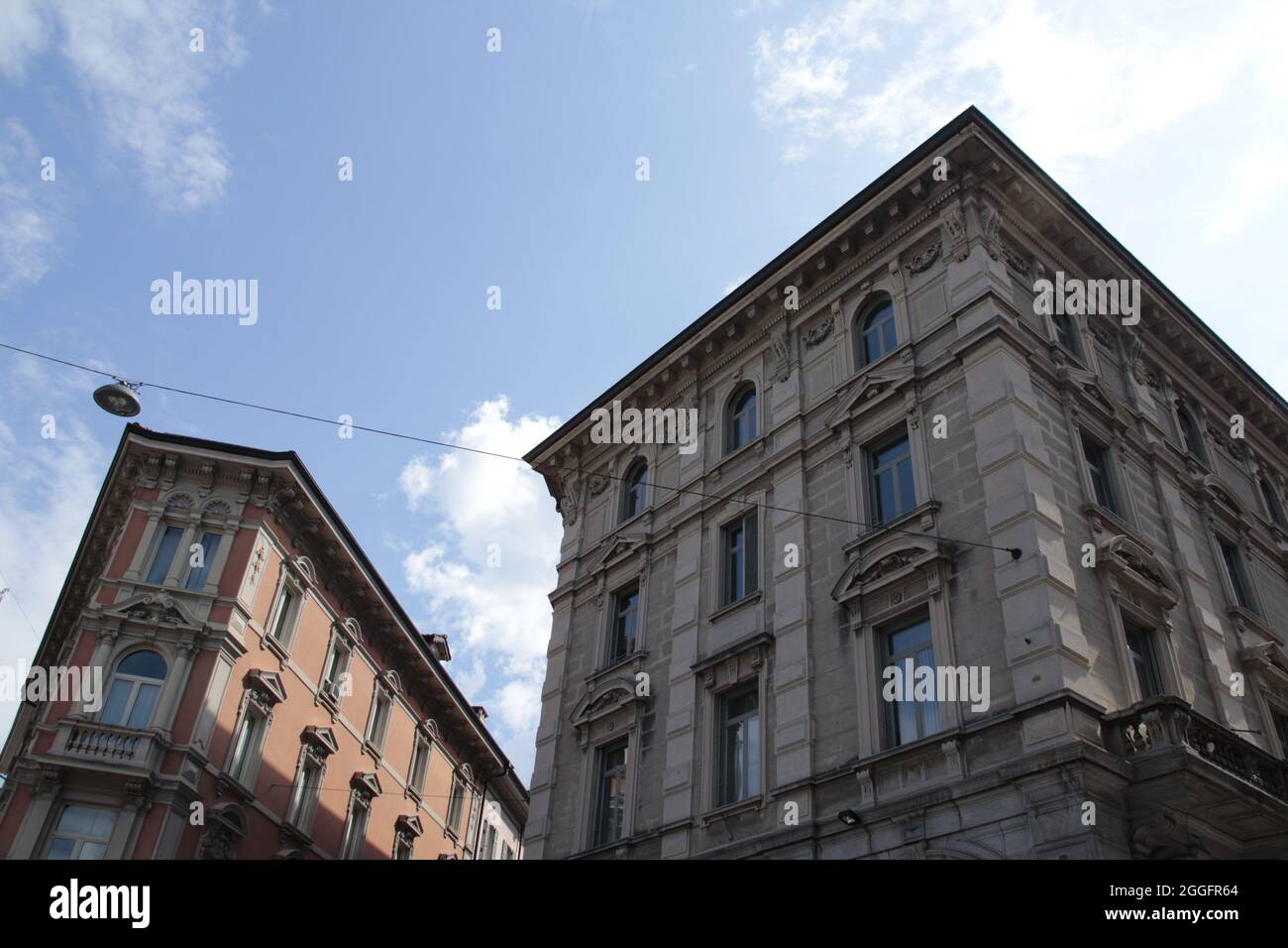 Lugano Architecture Stock Photo