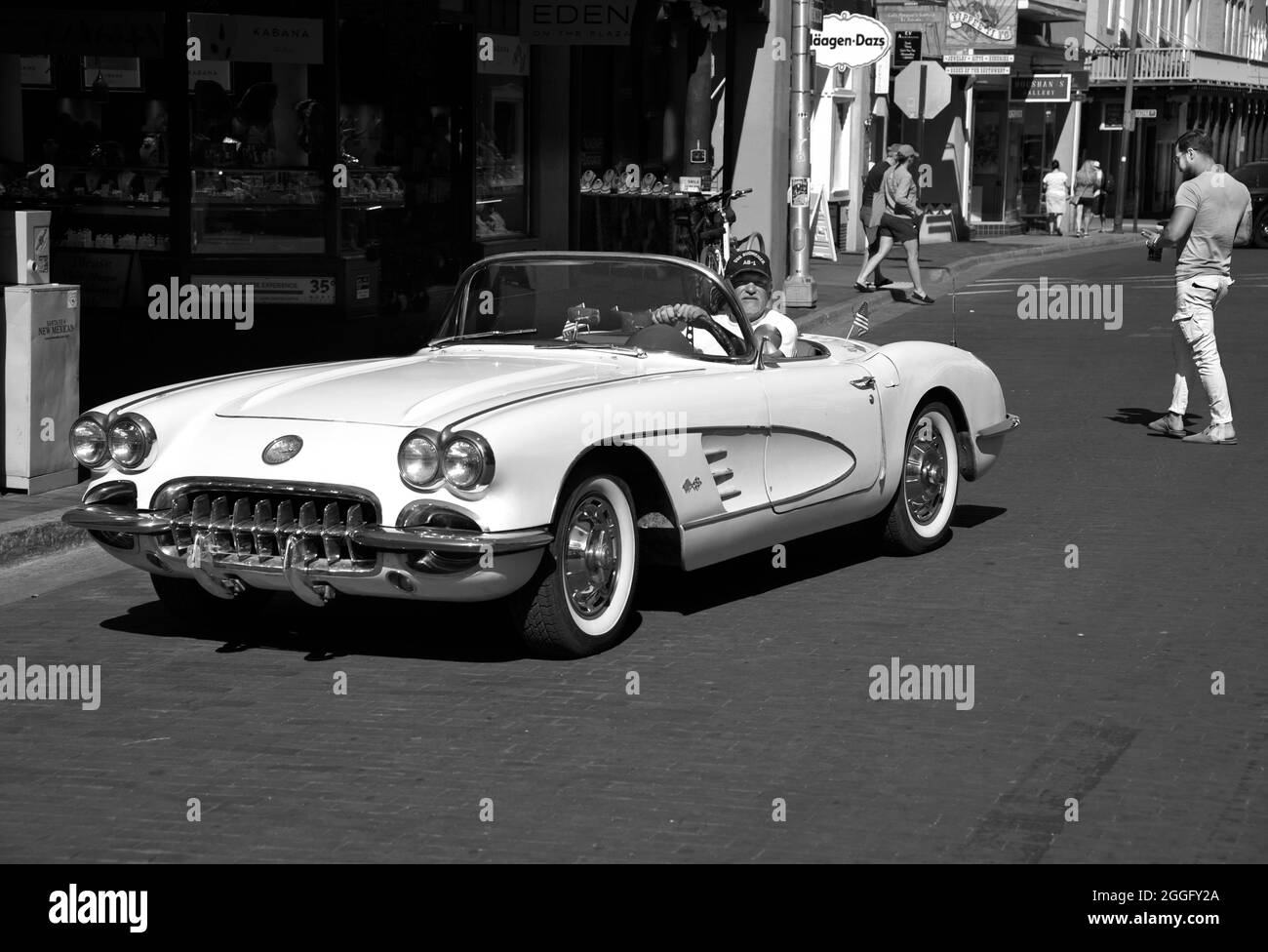 Corvette Black and White Stock Photos & Images - Alamy