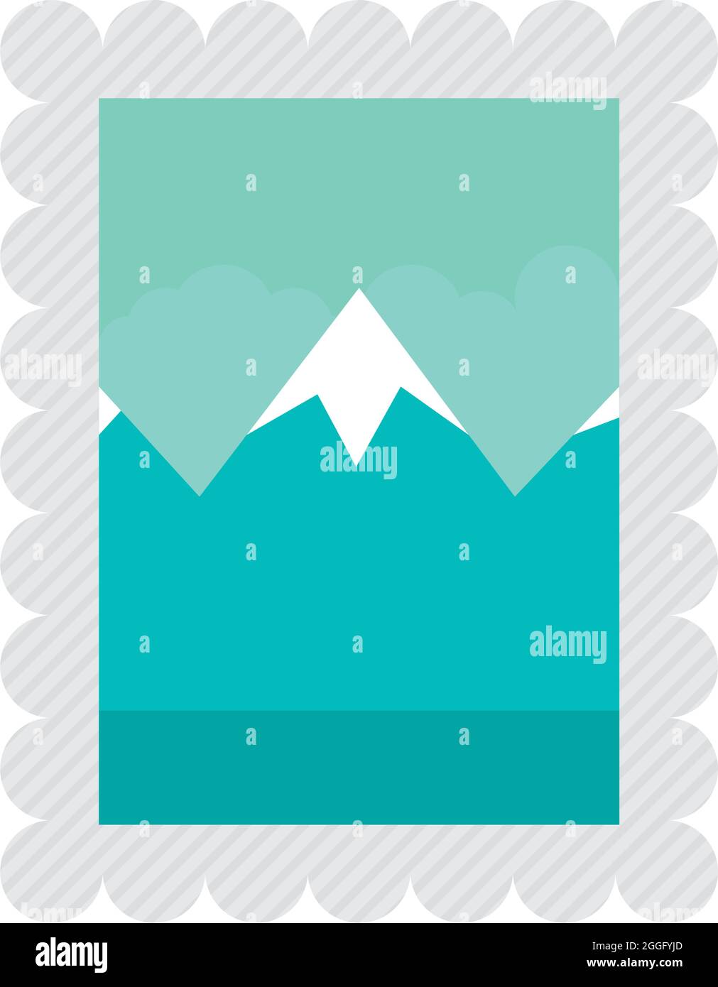 postage stamp icon on white background Stock Vector Image & Art - Alamy