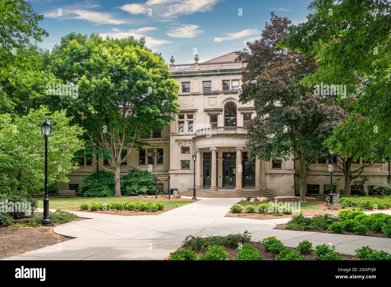 EVANSTON, IL, USA JUNE 20, 2021 Lunt Hall on the campus of