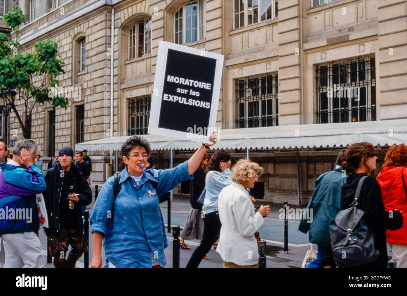 Paris, France - Act Up Action Against Sex Club the Sexodrome, in Pigalle,  to Protest Lack of Safe Sex Materials. 1990's LGBT Demonstration, Holding  Protest Signs in Front Stock Photo - Alamy