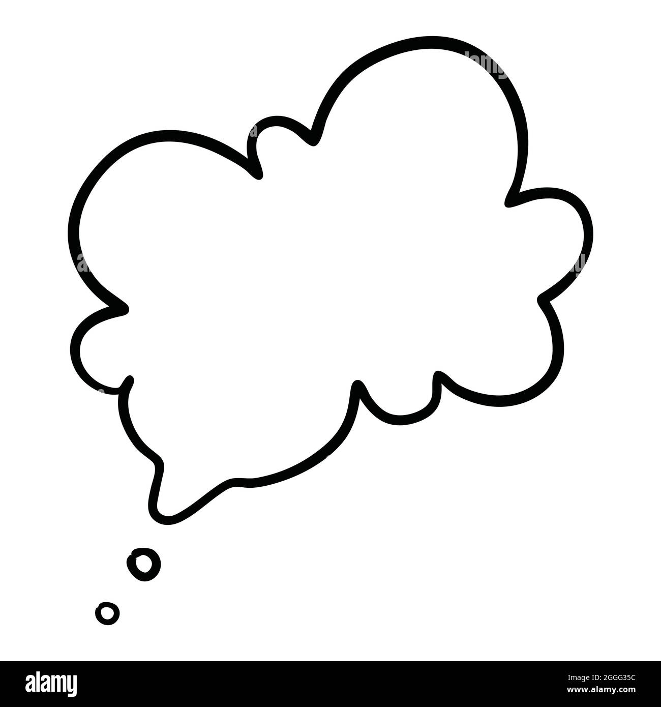 Vector white blank paper speech bubble on transparent background ...