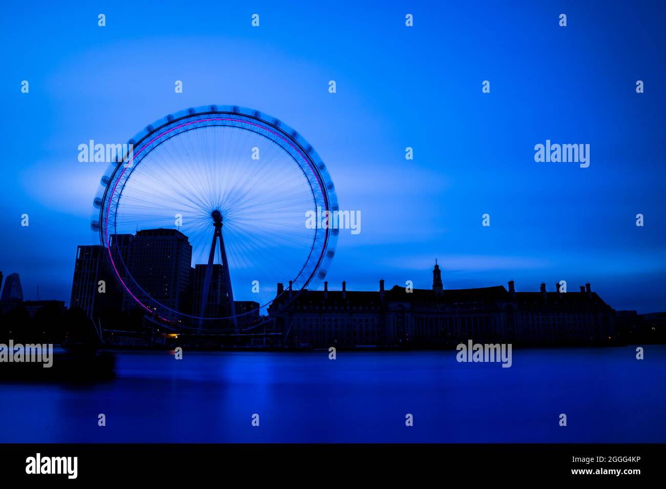 View of London in the early summer morning Stock Photo