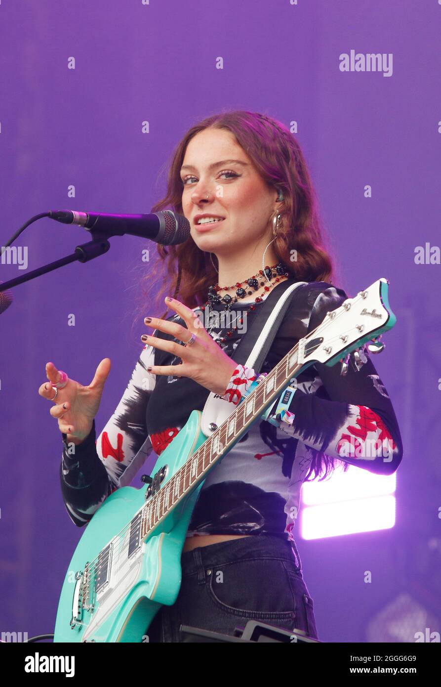 London UK 30th August 2021 Holly Humberstone performance at All