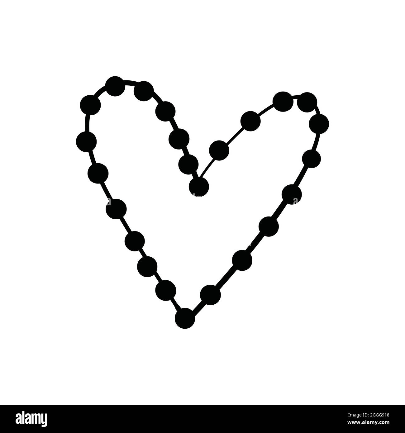 Vector illustration, hand drawn heart. Charcoal heart Stock Vector Image & Art Alamy