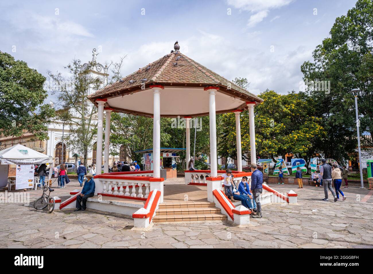Tabio cundinamarca main park hi-res stock photography and images - Alamy