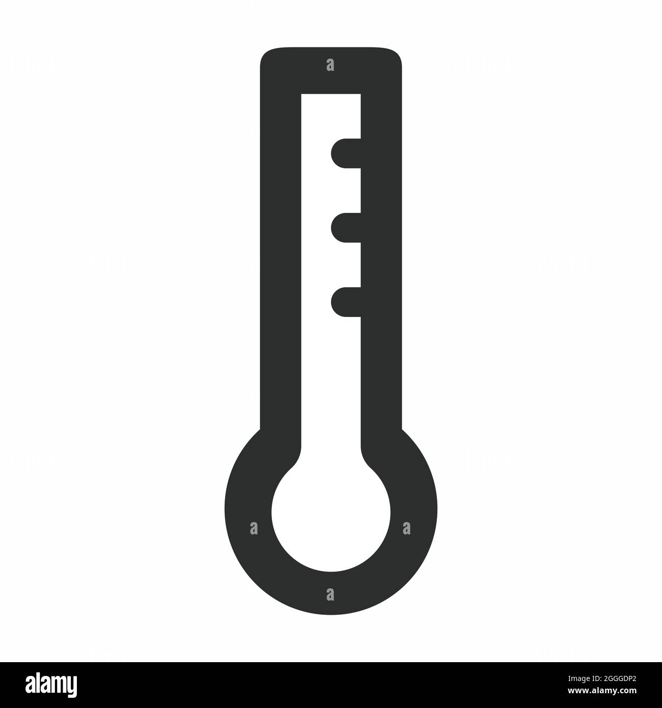 Icon Vector of Temperature - Glyph Style - Simple illustration, Editable stroke, Design template vector, Good for prints, posters, advertisements, ann Stock Vector