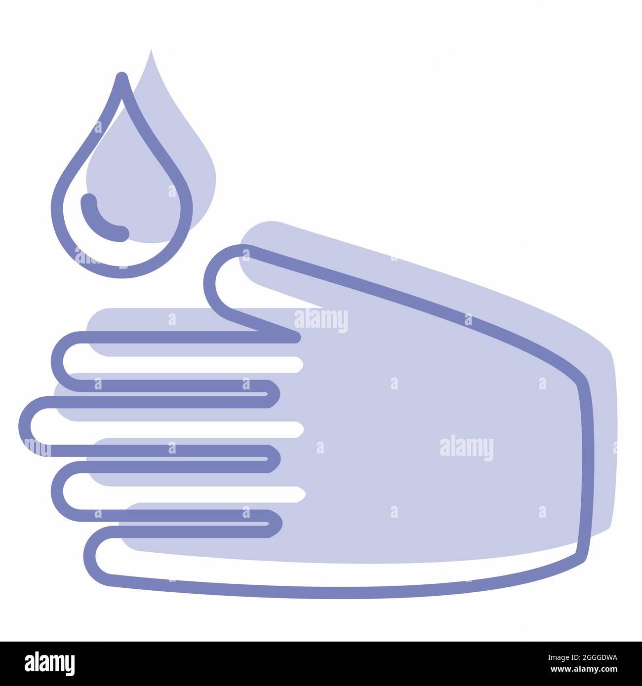 Icon Vector of Wash - Two Tone Style - Simple illustration, Editable stroke, Design template vector, Good for prints, posters, advertisements, announc Stock Vector