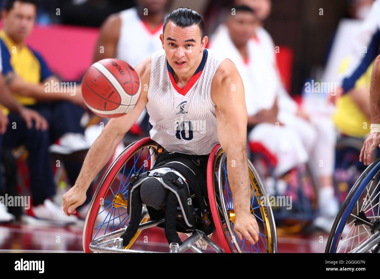 Jose Leep (COL), SEPTEMBER 1 - Wheelchair Basketball : Men's 11th place match between Colombia 70-47 Algeria during the Tokyo 2020 Paralympic Games at Ariake Arena in Tokyo, Japan. Credit: AFLO/Alamy Live News Stock Photo