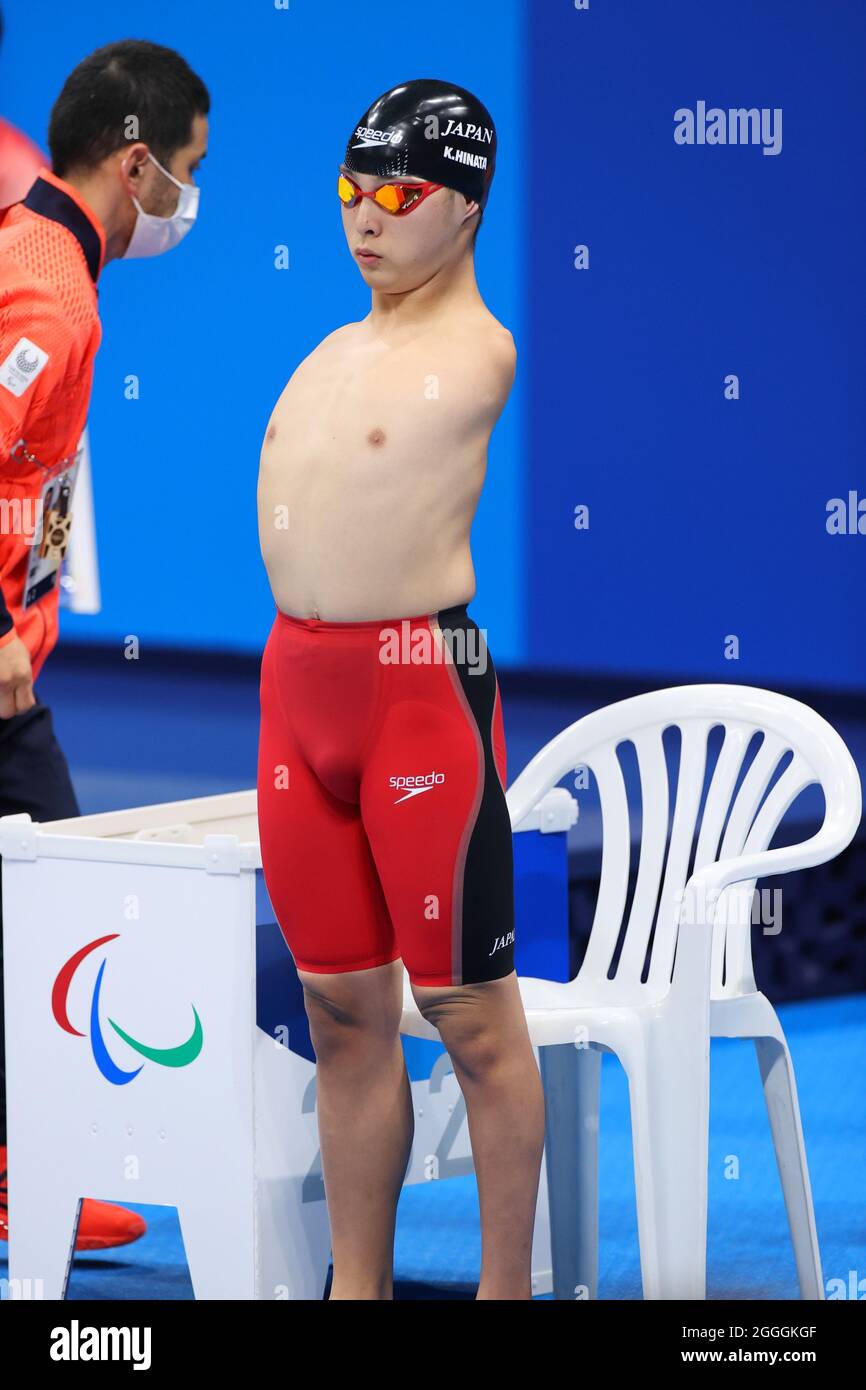 Tokyo, Japan. 1st Sep, 2021. Kaede Hinata (JPN), September 1, 2021 -  Swimming : Men's 50m Freestyle S5 Heat during the Tokyo 2020 Paralympic  Games at the Tokyo Aquatics Centre in Tokyo,