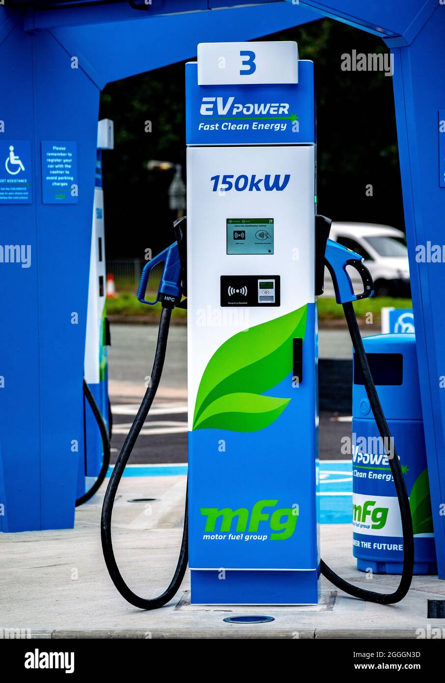 The Motor Fuel Group (MFG) first electric vehicle (EV) only forecourt