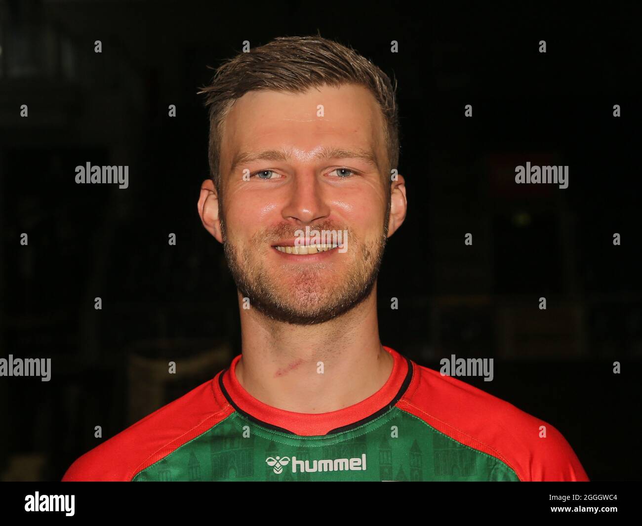 German Handball Player Philipp Weber SC Magdeburg HBL Liqui Moly Handball Bundesliga Season 2021-22 Stock Photo