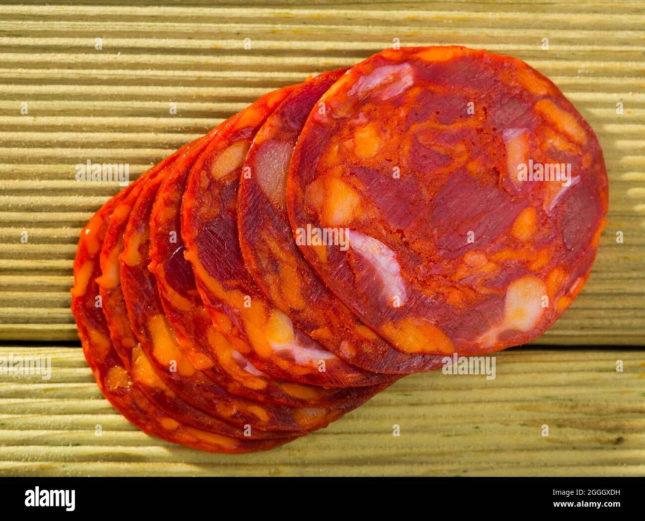 Chorizo traditional Spanish sausage Stock Photo Alamy