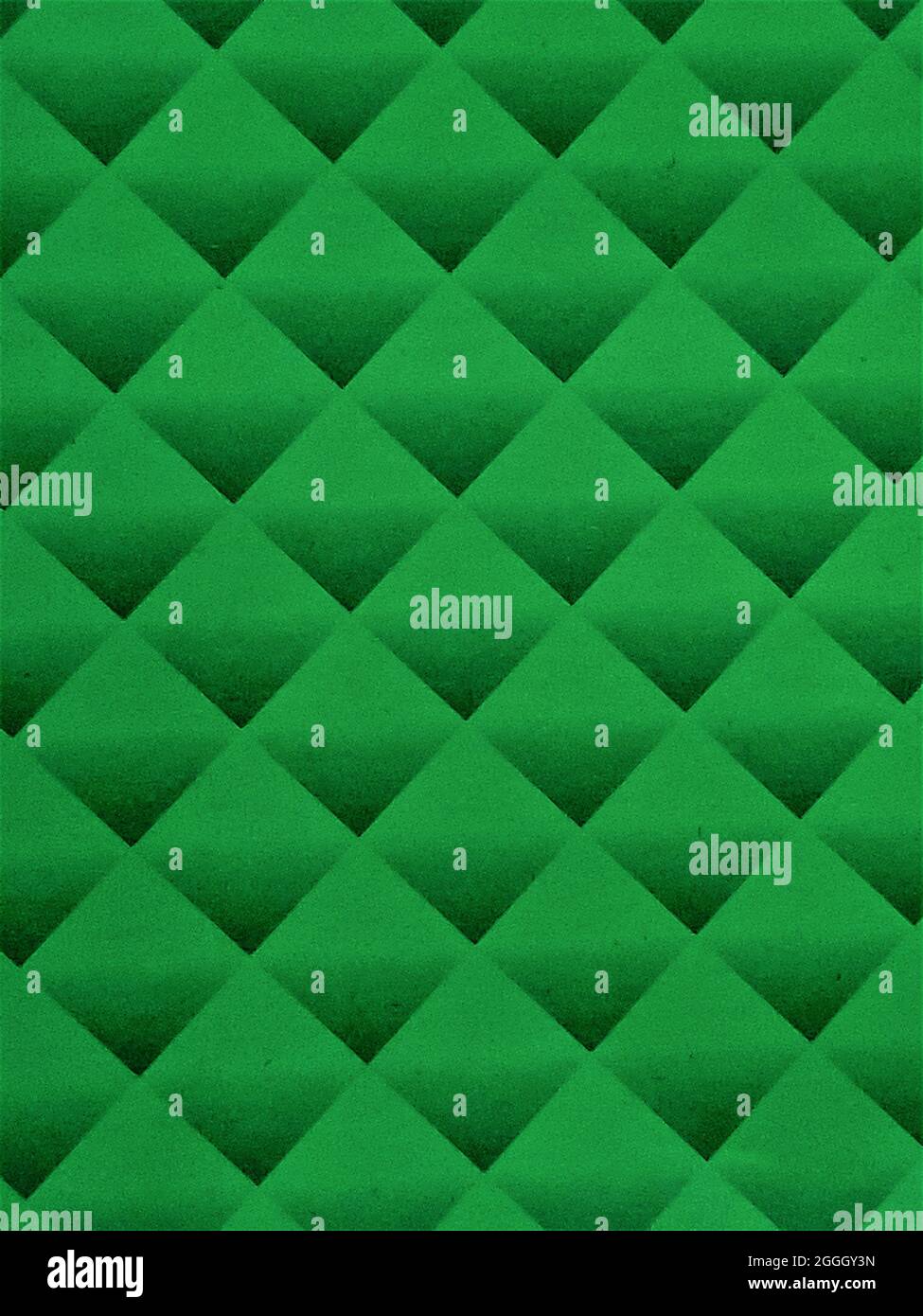 Hintergrundbild Computergrafik Karomuster Quadrate Farbe Grün mit Schatten Stock Photo