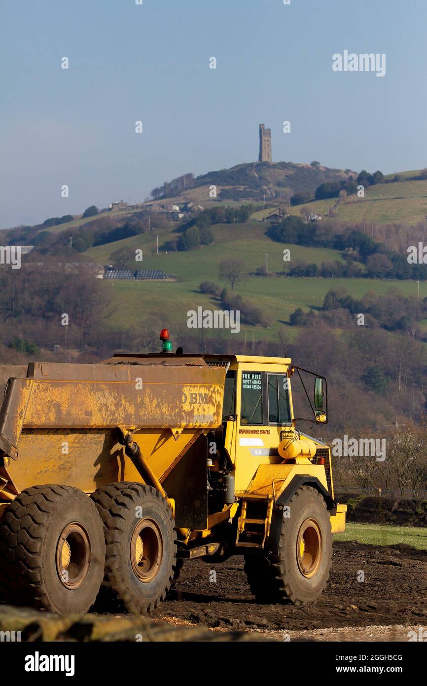 Work begins on the new Scotgate Ridge housing deleopment in Honley