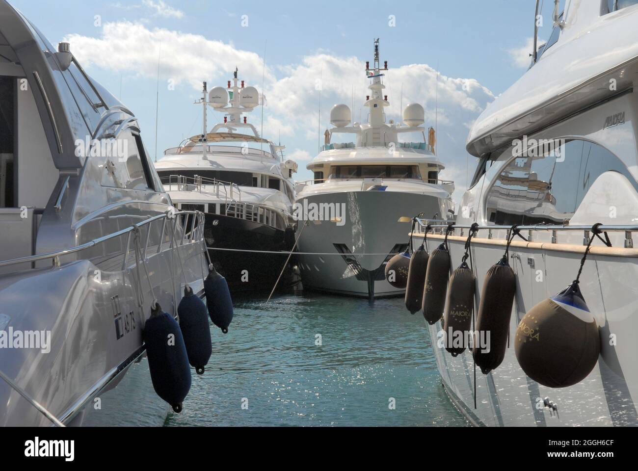 Genoa (Italy) International Boat Show  - Salone Nautico Internazionale di Genova Stock Photo