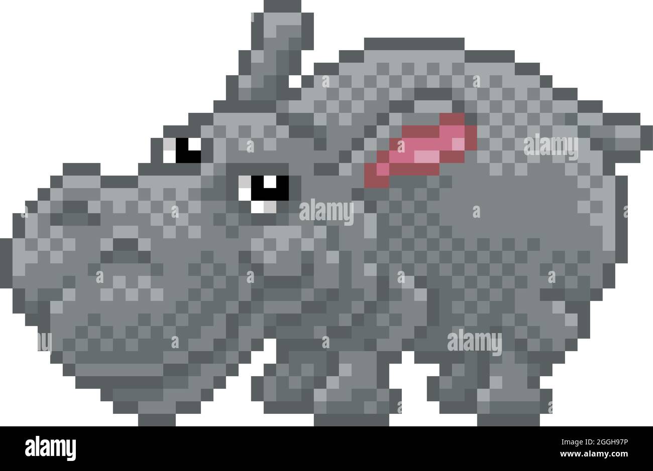 Hippo Pixel Art Safari Animal Video Game Cartoon Stock Vector Image & Art - Alamy Hippo Pixel Art Safari Animal Video Game Cartoon Stock Vector Image & Art - Alamy
