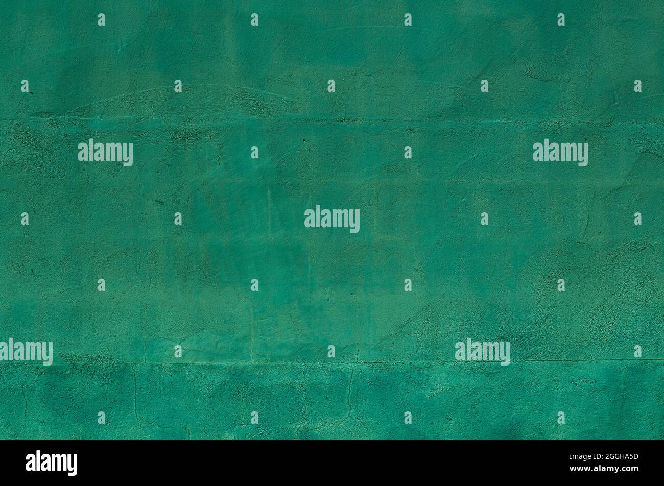 Green painted wall grunge background or texture Stock Photo