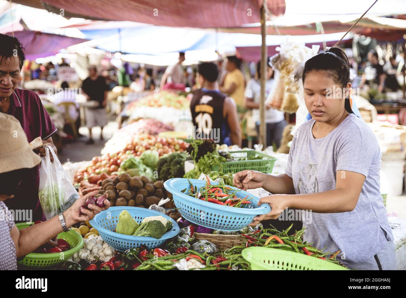 BACOLOD, PHILIPPINES Feb 03, 2019 The Filipino native marketplace