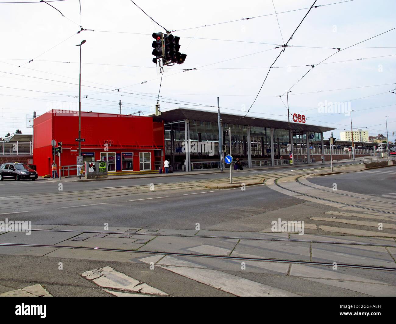 The train station in Vienna, Austria Stock Photo Alamy