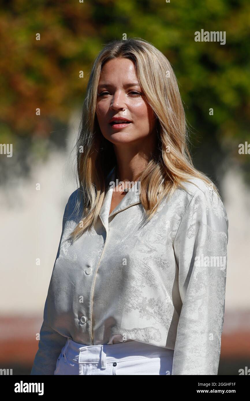 Venice, Italy. September 01, 2021, Virginie Efira seen arriving