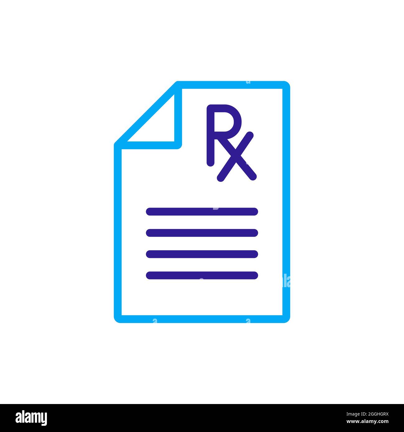 Medical prescription Rx sign icon. Medicine and healthcare, medical ...