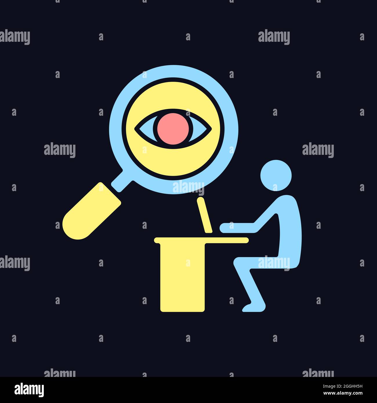 Control RGB color icon for dark theme Stock Vector Image & Art - Alamy