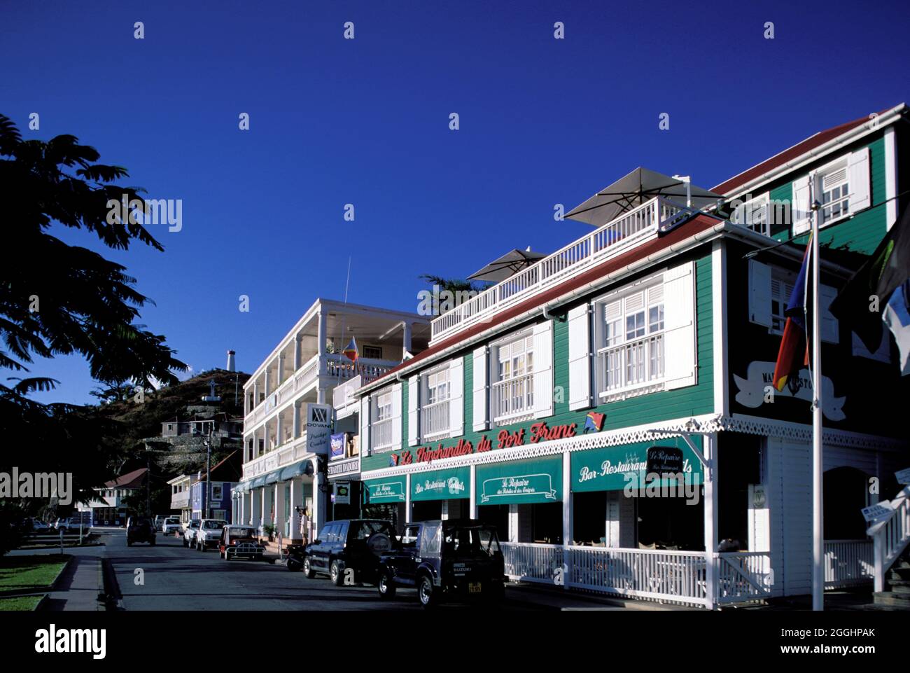 Caribbean st barth town hi-res stock photography and images - Alamy