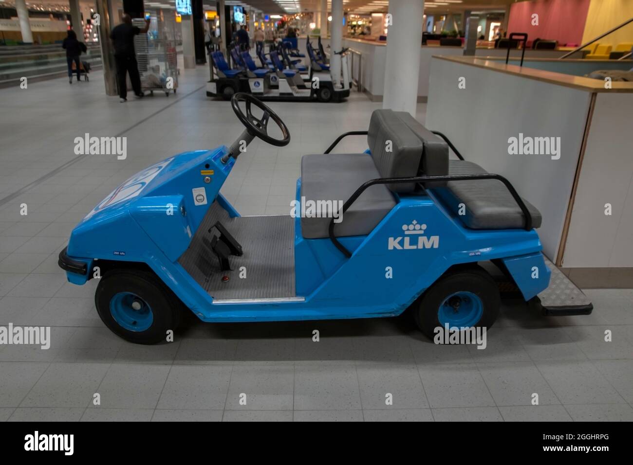 KLM Helping Car At Schiphol Airport The Netherlands 7-12-2019 Stock Photo