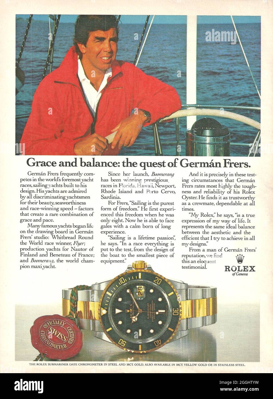Rolex watch advertisement hotsell