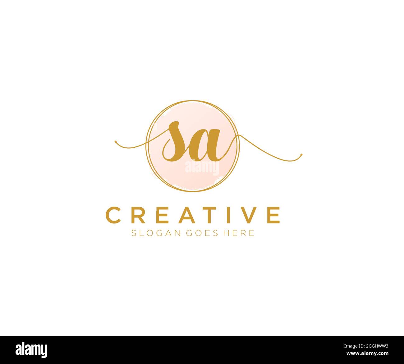 Premium Vector  Initial am luxury gold signature logo design. feminine logo  design template