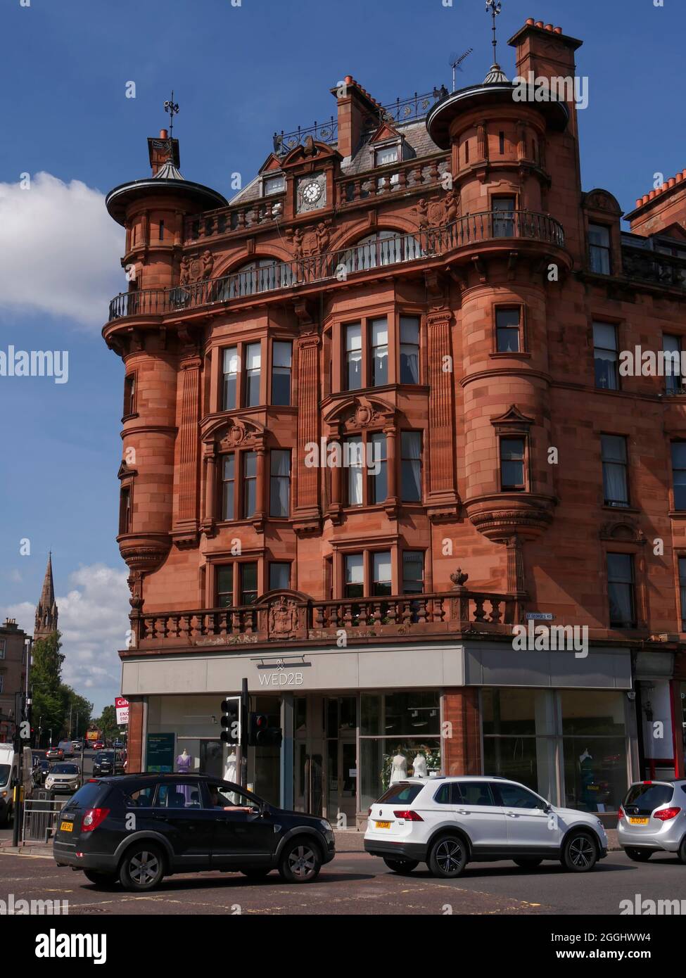 St George's Mansions, by architects Frank Burnet & Boston, Glasgow city centre, Scotland,UK Stock Photo